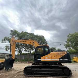Bonne qualité Corée du Sud 22 tonnes excavatrice Hyundai 220 utilisée excavatrice Hyundai d'occasion en vente bon marché - Product Image 3