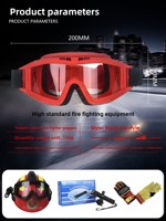 Lunettes de pompier résistantes aux chocs, aux hautes températures, isolantes thermiquement, anti-poussière, lunettes de protection; Incendie forestier
