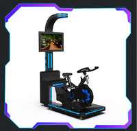 Simulateur de vélo VR à monnayeur, Machine de jeu de vélo en réalité virtuelle, Simulateur de vélo d'exercice, Machine de cyclisme d'intérieur