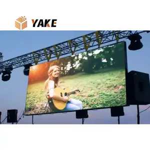 Yake layar LED Modular 500x1000mm 500x500mm harga bagus untuk acara latar belakang gereja 2.6mm 2.9mm 3.9mm dinding LED