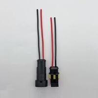 AMP voiture étanche connecteur de fil électrique prise de borne HID Auto faisceau de câblage de voiture avec fil pour bateau, camion, voiture, scooter,