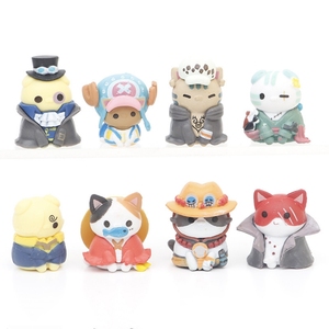 Set de 8 <span class=keywords><strong>Figuras</strong></span> de Acción de <span class=keywords><strong>One</strong></span> <span class=keywords><strong>Piece</strong></span>, Personajes de Dibujos Animados, Coleccionables, Decoración, Anime, PVC - Product Image 5