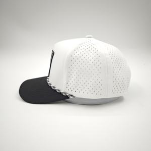 Gorra de Golf Impermeable con Logotipo Personalizado, Perforada con Corte Láser, de Alta Calidad, 5 Paneles, para Deportes al Aire Libre, Gorra de Béisbol para Hombre - Product Image 4