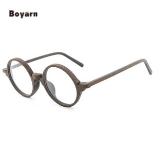 בויירן מפעל משקפיים אופטי מסגרת עץ גברים נשים עיצוב משקפי משקפיים עם עדשה עץ משקפיים אצטט עץ - Product Image 2