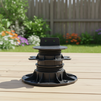 XF-T203B de piédestal extérieur de soutien de plancher de Decking d'underlayment bas réglable 66-100mm