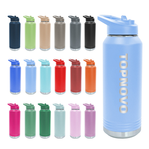 32oz Double Wall Vacuum <b>Insulated</b> Water Bottle Stainless Steel Wide Mouth Sports Water Bottle With <b>Custom</b> Logo - Product Image 1