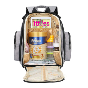<span class=keywords><strong>Sac</strong></span> à langer de marque avec table à langer, organisateur de voyage imperméable, <span class=keywords><strong>sac</strong></span> à dos de grande capacité, sacs à langer pour maman - Product Image 5