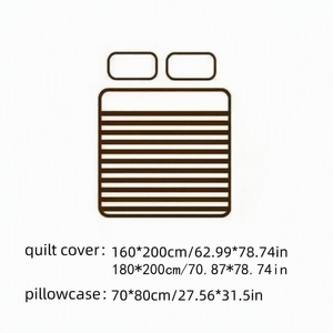 Juego de Ropa de Cama con Estampado de Vacas Blancas y Negras, Envío Directo desde la UE, 3 Piezas, Funda de Edredón de Poliéster, Stock Local en Polonia, 160x200 180x200 - Product Image 6