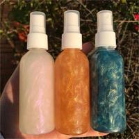 Huile pour le corps scintillante Golden Brown Vente en gros Huile pailletée pour le corps Maquillage éclatant pour la peau Produits de beauté