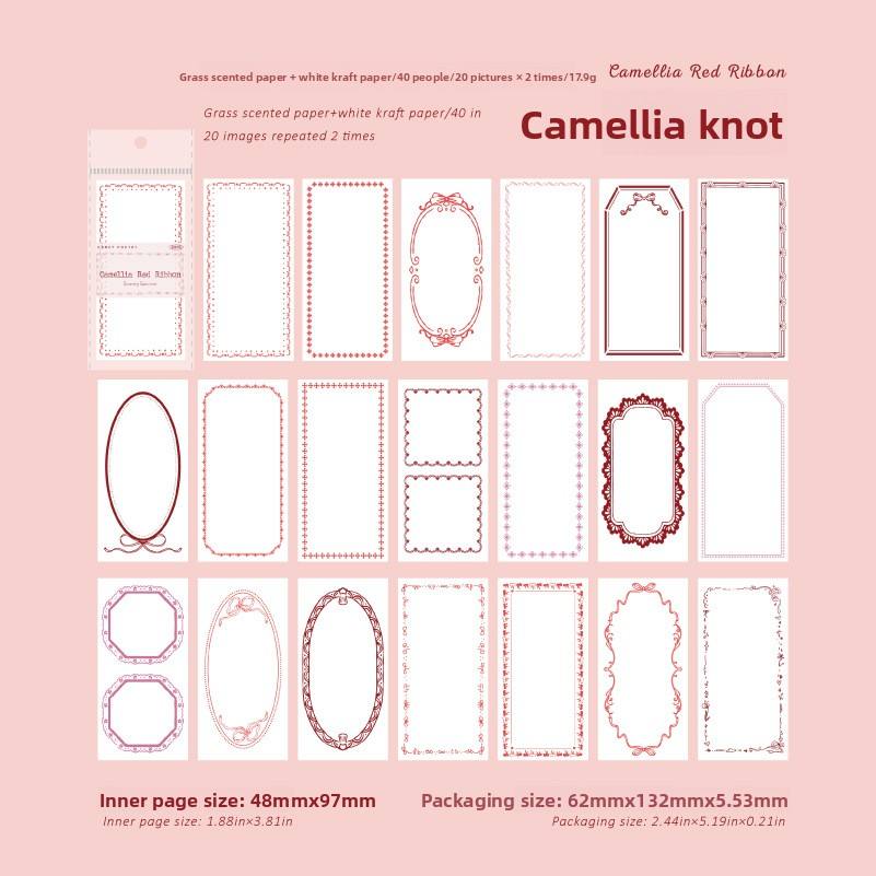 C Nœud Camélia - Blanc