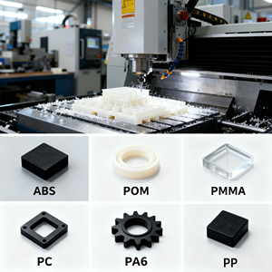 亚克力、尼龙、ABS、POM、PP塑料零件的定制数控加工 高精度数控塑料加工服务 - Product Image 4