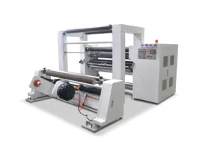 Full Automatic High Speed Slitting Machine For Paper Plastic Fabric Paper Sticker