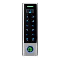 Clavier tactile intelligent de contrôle d'accès avec écran OLED Tuya WIFI, boîtier métallique, lecteurs de cartes RFID, réinitialisation, étanche IP66 - Prix de gros