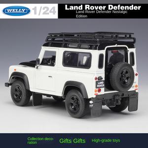 Welly 1:24 L y Rover D <span class=keywords><strong>Efender</strong></span> coche Metal coleccionable simulación Die Cast coche aleación coche modelo juguete vehículo - Product Image 3