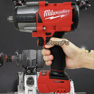 Pistola a percussione senza fili da 1/2 pollici con motore elettrico a impatto 18V a velocità variabile per auto pickup tosaerba chiavi a impatto - Product Image 3