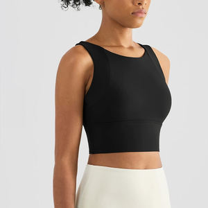 Ensemble short de sport yoga réversible imperméable grande taille pour femme avec logo sur le devant-Spandex/Nylon à séchage rapide évacuant la transpiration - Product Image 1