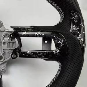 Volant de voiture en fibre de carbone modifié pour Ford <span class=keywords><strong>Mustang</strong></span> 500 Shelby Mach 1 RTR S550 2015-2023 5.0L <span class=keywords><strong>GT</strong></span> <span class=keywords><strong>V8</strong></span> 350, accessoires personnalisés - Product Image 3