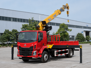 รถบรรทุกติดเครน Dongfeng Liuqi 4x2 8 ตัน พร้อมเครนไฮดรอลิกบูม สำหรับงานก่อสร้างและยกสินค้า - Product Image 2