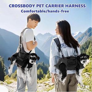 Hipepet Dog Carrier Backpack Breathable Pet Sling For Small Dogs Travel Use - Product Image 2