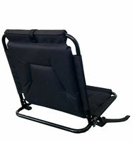 Chaise pliante portable en métal pour tribune de stade IKW avec dossier de soutien – Design moderne, couleur et logo personnalisables pour les événements sportifs scolaires en extérieur