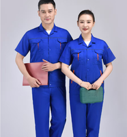 Tenue de travail d'été 2025 personnalisée bleu marine haute visibilité certifiée CE, confortable, respirante, en polyester, à manches courtes, économique
