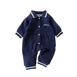 Baby Clothes Boys Romper Longsleeve Gentleman Autumn polo Jumpsuits baby Boys' Polo Bodysuit