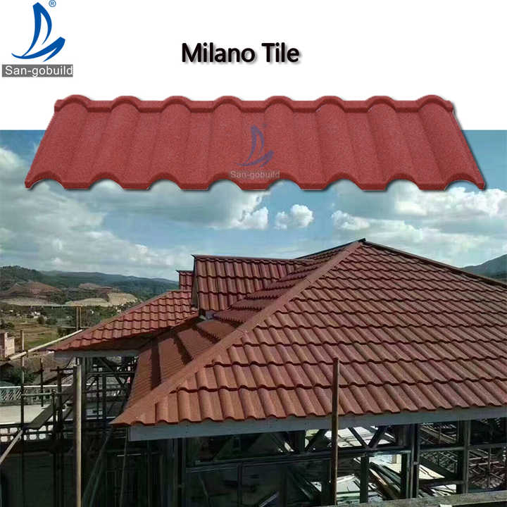 color stone coated metal roof tile light weight roof sheet roofing