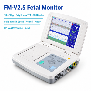 Monitor Fetale CTG da 10.4 Pollici con Stampante Termica Integrata, Monitor Cardiaco Fetale Doppler per Ostetricia - Product Image 2