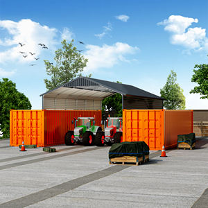 SGC2040-H387 20X40 Ft Waterdichte Carport Stalen Structuur Carports Voor Auto Parkeren Geprefabriceerde Metalen Frame Garage - Product Image 6