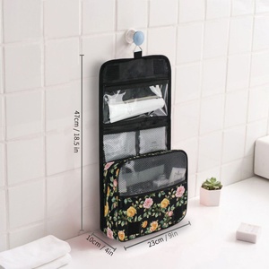 New Arrival Hanging Toiletry Bag Portable Ladies Hang Bags Waterproof Cosmetic Storage <b>Cases</b> Folding Hanging Travel Wash Bag - Product Image 6
