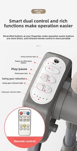 Cuna Eléctrica Multifuncional para Bebé en Oferta - Balanceo Silencioso Inteligente, Plegable y Portátil con Almacenamiento Seguro para Recién Nacidos de 0 a 36 Meses - Product Image 4