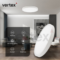 Plafonnier led au design nordique moderne et fin, montage en surface, idéal pour un plafond domestique, 18/24/32/36W