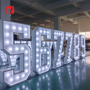 2025 lettere tendone personalizzate 3ft 4ft 5ft Oh Baby sposami Multi-colore illuminato in metallo di grandi dimensioni illuminano la decorazione dell'evento con lettere - Product Image 6