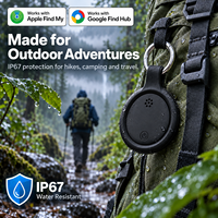 Traceur intelligent BLE pour collier de chien et de chat, compatible avec Apple Find My et Google Find Hub, système double, étanche