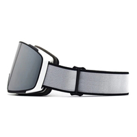 Lunettes de ski en gros d'usine, anti-buée, verres PC, équipement de ski d'extérieur, masques de neige magnétiques, logo personnalisé