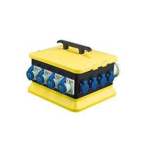 กล่องจ่ายไฟฟ้าอุตสาหกรรมแบบกำหนดเอง AC220V/380V 50Hz 3P 4P 5P พร้อมตัวเลือกเต้ารับแบบกำหนดเอง กล่องจ่ายไฟแบบเชื่อมต่อ - Product Image 1