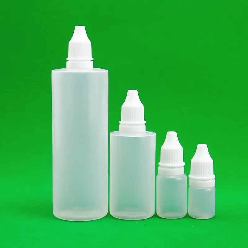 Botol Putar 4oz dengan penetes botol plastik LDPE botol minyak rambut plastik dan penutup segel untuk rasa dan minyak rambut