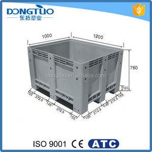 Ağır plastik palet sandık kafes kutu plastik köpek kafesi havalandırma 1200X1000X760 - Product Image 6