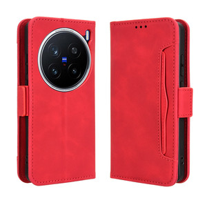 Funda de teléfono de cuero con múltiples ranuras para tarjetas para VIVO X200 Pro 5G - Product Image 1