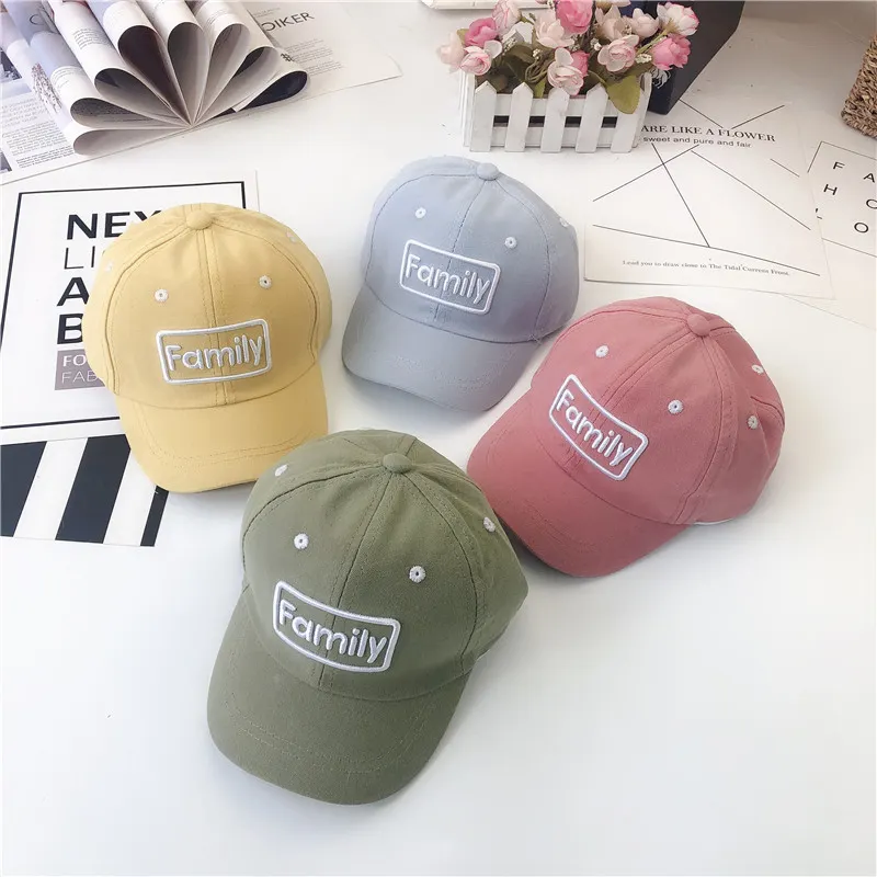 Wholesale 6 Panel Cotton Baseball Caps Blank Plain Custom Embroidery Logo Baby Infant Toddler Kids Children Dad Hats for Man