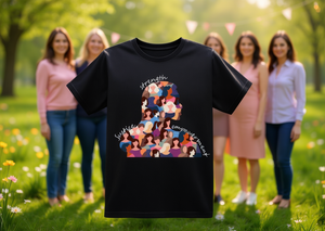 T-Shirt per l'Empowerment Femminile, Vestibilità Regolare, Collo Tondo, 100% Cotone, Stampa Digitale, Stile Casual, Per Tutte le Stagioni - Product Image 2