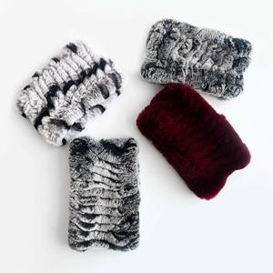 Cache-cou <span class=keywords><strong>en</strong></span> <span class=keywords><strong>fourrure</strong></span> de lapin Rex véritable - Texture ultra-douce et veloutée, cache-cou d'hiver résistant au froid, indispensable - Product Image 6