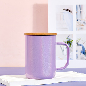 Bicchiere da Birra <span class=keywords><strong>in</strong></span> <span class=keywords><strong>Vetro</strong></span> Colorato da 17oz <span class=keywords><strong>con</strong></span> Glitter e Effetto Shimmer, <span class=keywords><strong>con</strong></span> Manico e <span class=keywords><strong>Coperchio</strong></span> <span class=keywords><strong>in</strong></span> Bambù - Product Image 6