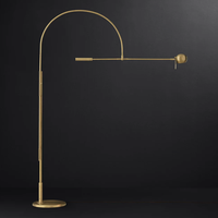 Yihao Industriel Style Nordique LED Lampadaire De Luxe Classique Moderne Décor À La Maison avec Abat-Jour En Métal En Laiton pour Salon Chambre