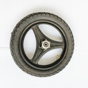 DGWZ 14 pouces roue avant de scooter électrique moyeu de roue avant de vélo uniquement moyeu et pneu sans frein de moteur - Product Image 2