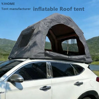 Carpa de Coche Inflable Oxford Impermeable para 3-4 Personas, de Apertura Automática Rápida, para Viajes Todoterreno en las Cuatro Estaciones, Nueva Llegada OEM