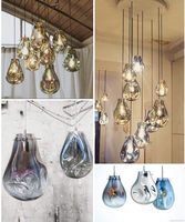 Tsinye Simple lanterne en verre européen créatif unique plafond pendentif lumière contemporaine suspension lumière pour îlot de cuisine