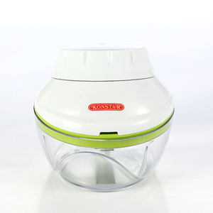 Picadora de Verduras Manual Portátil con Recipiente Transparente, Multifuncional, Picadora y Licuadora de Cocina - Product Image 4