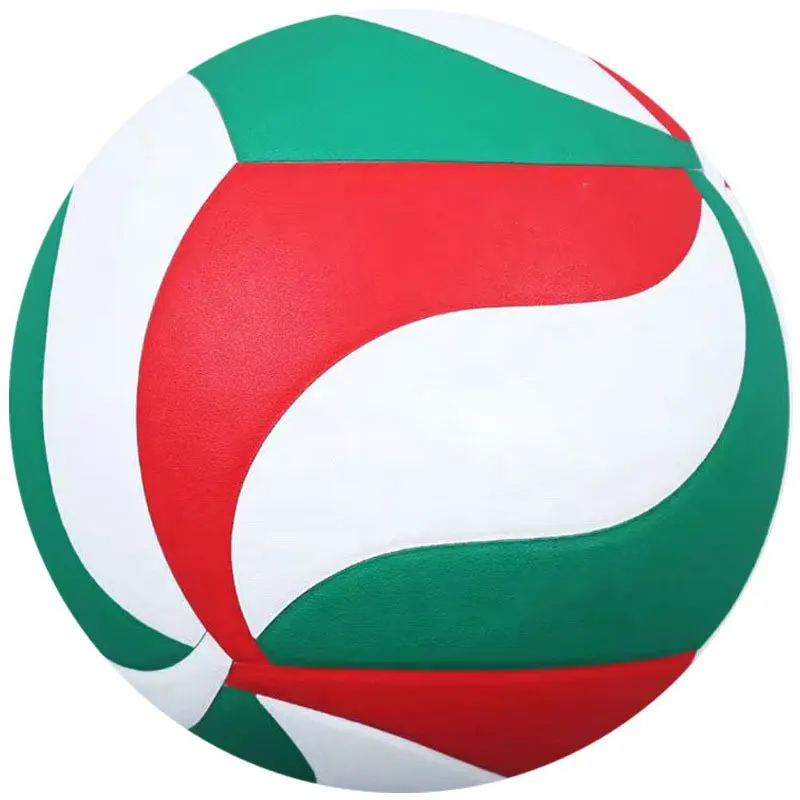 Op Maat Gemaakt Logo Kleurrijk Duurzaam Pvc Tpu Officieel Formaat 5 Gewicht Volleybal Machine Naad Verdikte Antislip Volley Bal