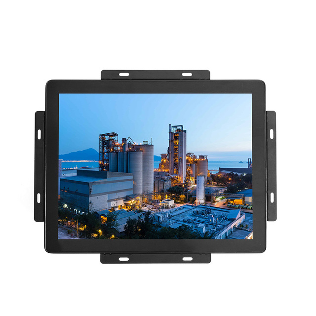 15 Inch Industrial Touch Screen Monitor IP65 Waterproof Metal Shell 450 Nits High Brightness Embedded LCD Display OEM Wholesale